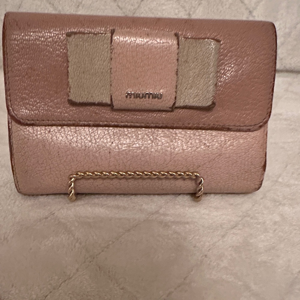 Pink and Tan Miu Miu